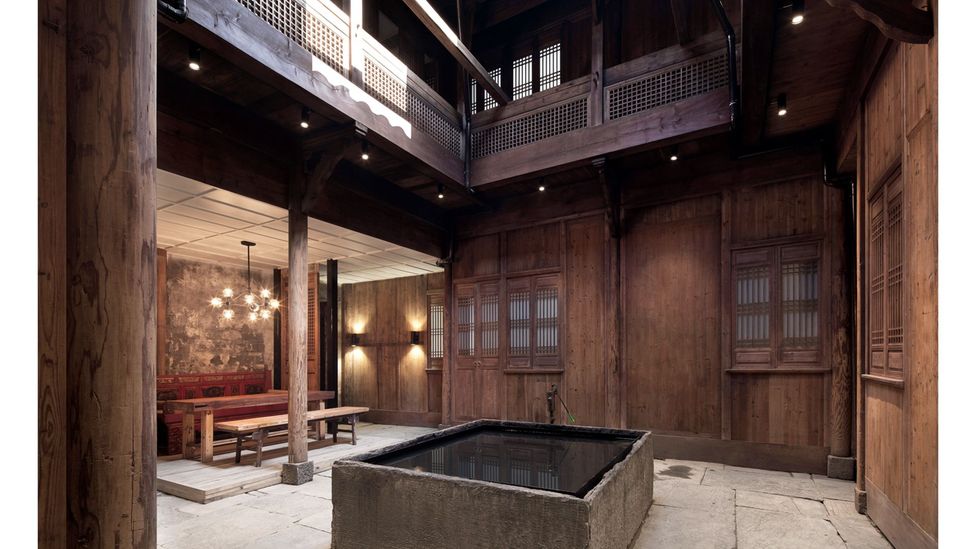 In a bid to help keep modern buildings cool, architects are drawing inspiration from skywells (Credit: Wuyuan Skywells Hotel)