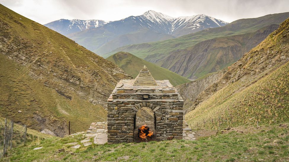 A fire temple in Azerbaijan