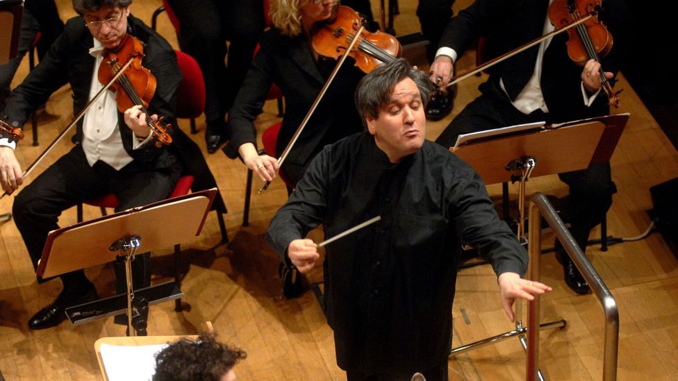 Antonio Pappano conducting an orchestra (Credit: Getty Images)
