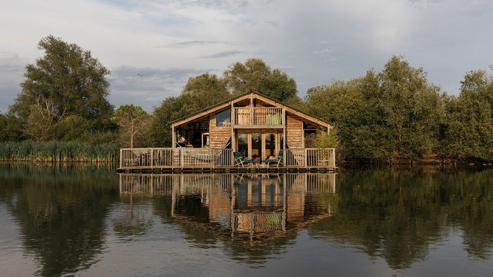 Float on your own private lake at The Raft in Essex (Credit: Annapurna Mellor)
