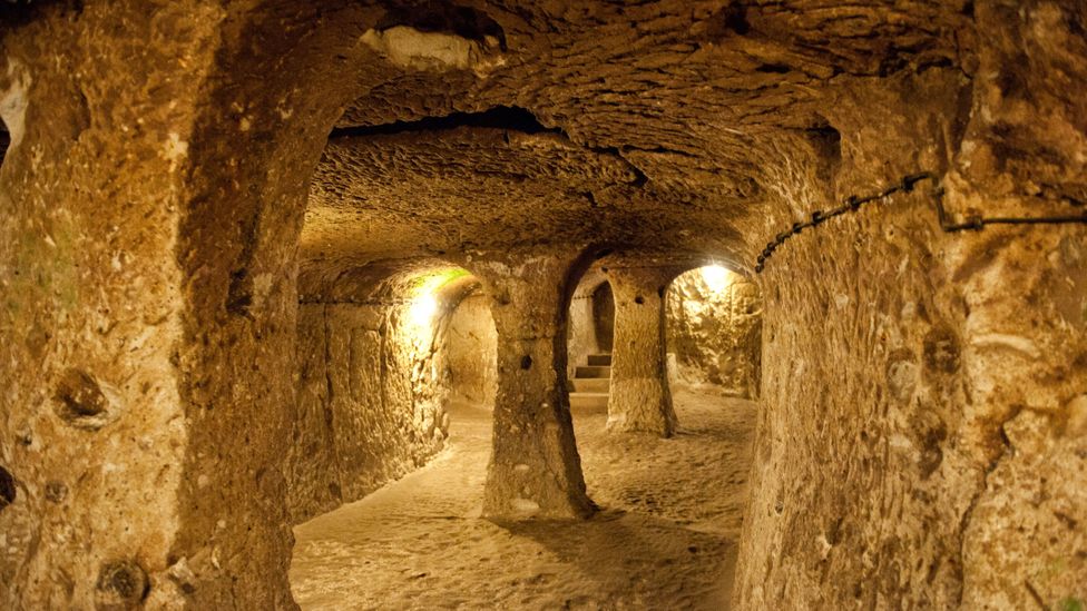 Derinkuyu was abandoned in 1923, and totally forgotten until it was rediscovered in the 1960s (Credit: Getty Images)