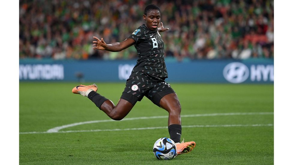 Nigeria's Nike traditional print-inspired kit is among the many stylish national strips at this year's Women's World Cup (Credit: Getty Images)