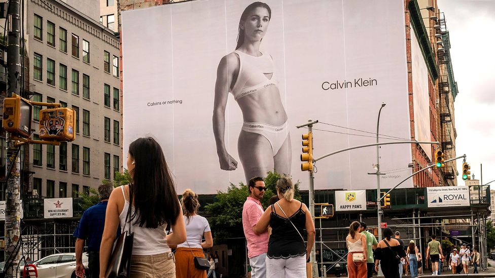 Alex Morgan is among the female football stars who have recently modelled for Calvin Klein (Credit: Alamy)