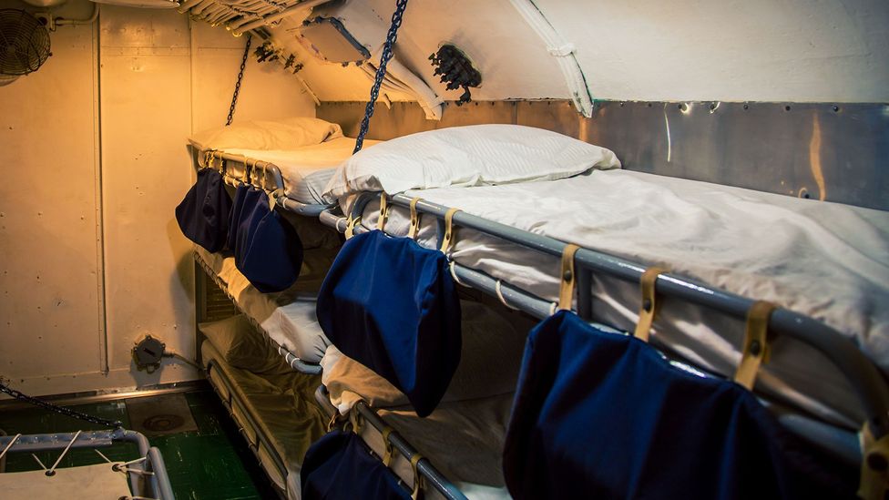 Some people – like those serving on submarines – don't even have the option to sleep on their side (Credit: Getty Images)