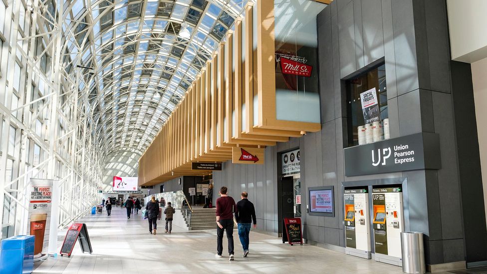 Toronto's PATH network connects more than 30km of restaurants, shopping, services and entertainment (Credit: Rubens Alarcon/Alamy) Toronto's PATH network connects more than 30km of restaurants, shopping, services and entertainment (Credit: Rubens Alarcon/Alamy)