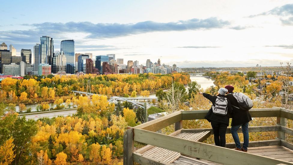 Residents describe Calgary as having a small-town feel with big-city amenities (Credit: AJ_Watt/Getty Images) Residents describe Calgary as having a small-town feel with big-city amenities (Credit: AJ_Watt/Getty Images)