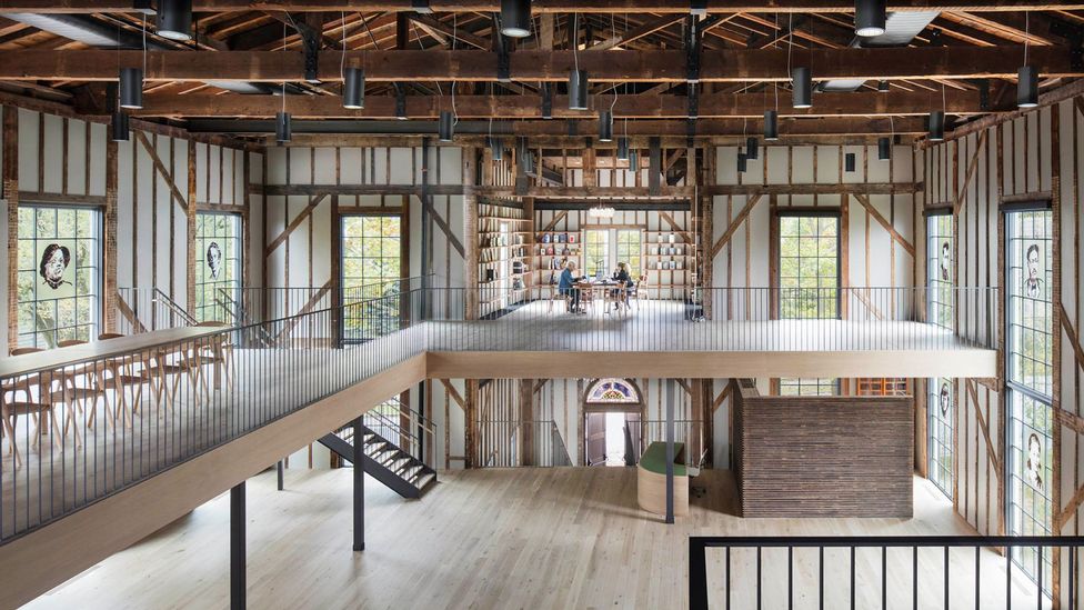 An 1864 Methodist church building has been transformed into an arts centre in the Hamptons (Credit: Scott Frances)