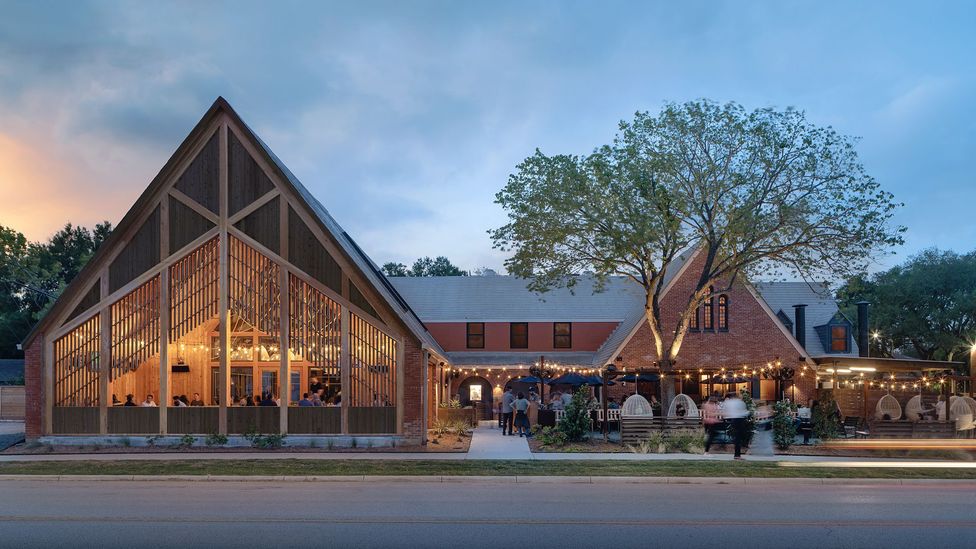 A restaurant in Austin was converted from a 1940s church (Credit: Chase Daniel)