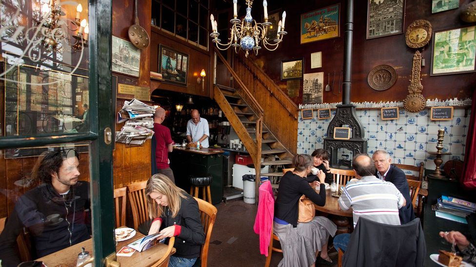 Amsterdam's fabled brown bars are akin to old-school neighbourhood dive bars (Credit: frans lemmens/Alamy)