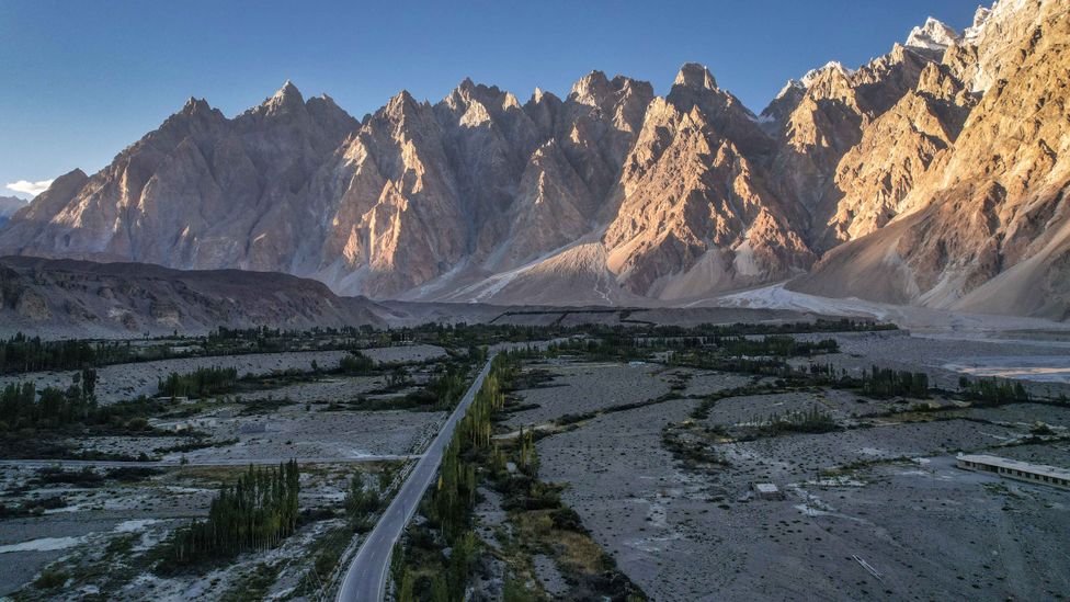 The Passu Cones' cathedral-shaped peaks are one of the most spectacular views on the KKH (Credit: Samantha Shea)
