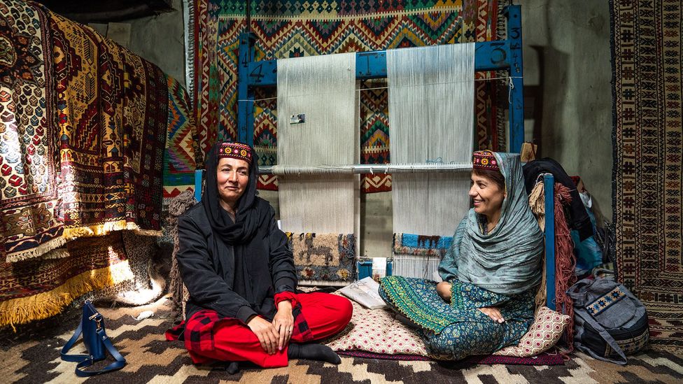 Korgah is a female-run carpet factory located inside a 400-year-old home (Credit: Samantha Shea)