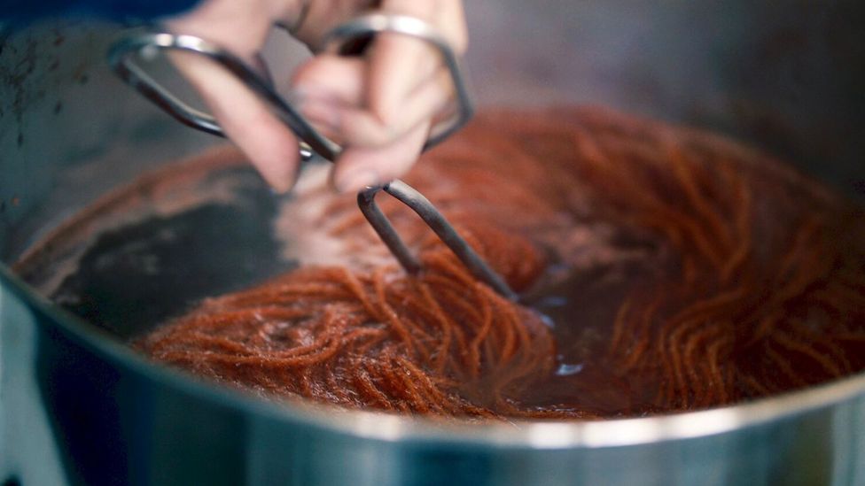 Natural dyes can be vibrant and long lasting – if used correctly (Credit: @wearelandlore)