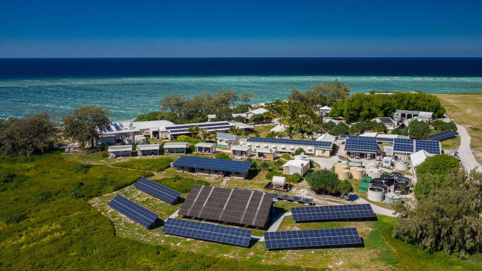 The island's solar power station generates enough renewable energy to run the entire resort (Credit: Lady Elliot Island)