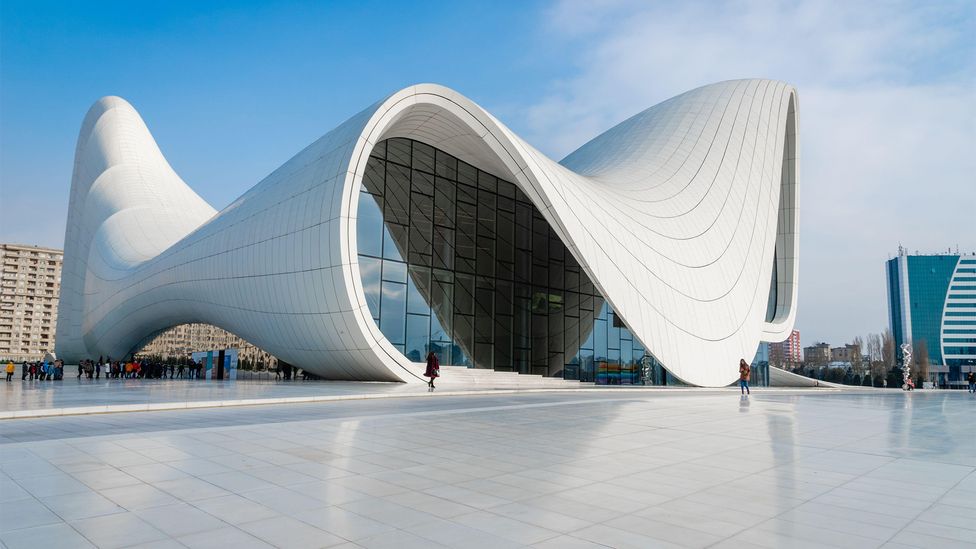 The Zaha Hadid-designed Heydar Aliyev Cultural Centre is Baku's most famous contemporary showpiece (Credit: uskarp/Alamy)