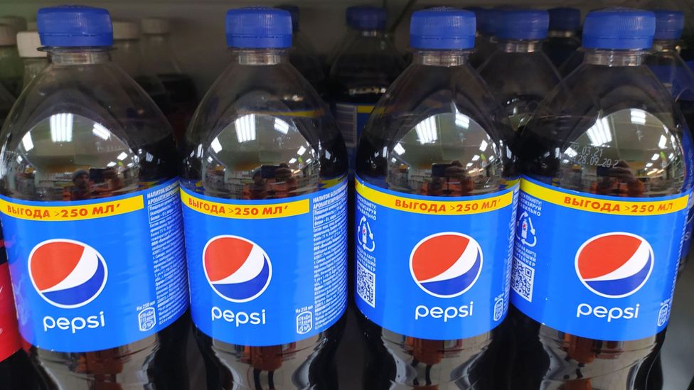 PepsiCo no longer produces Pepsi-Cola, 7Up and Miranda in Russia, but have faced accusations of continuing to produce food products (Credit: Alamy) PepsiCo no longer produces Pepsi-Cola, 7Up and Miranda in Russia, but have faced accusations of continuing to produce food products (Credit: Alamy)