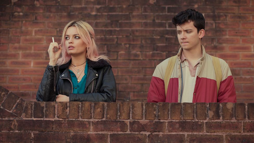 Sex Education, starring Emma Mackey as Maeve and Asa Butterfield as Otis, premiered in January 2019 (Credit: Netflix)