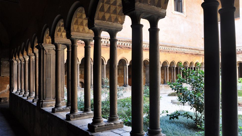 The Basilica of Santi Quattro Coronati has a working convent and a graceful Romanesque cloister (Credit: Amanda Ruggeri)