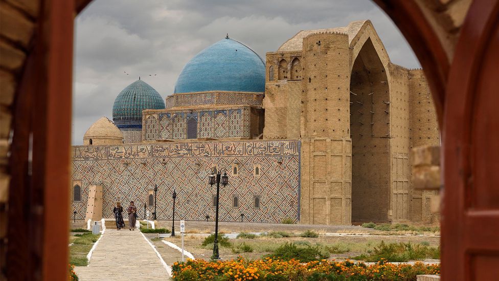 The Mausoleum of Khoja Ahmed Yasawi is an architectural marvel (Credit: Education Images/Getty Images)