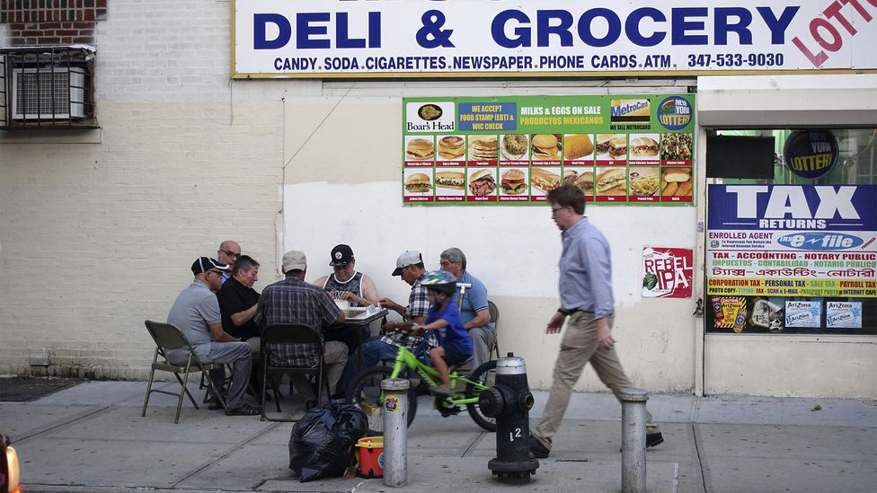 Bodegas have long served as communal living rooms for members of New York‍‍`s Latino community (Credit: David Grossman/Alamy)