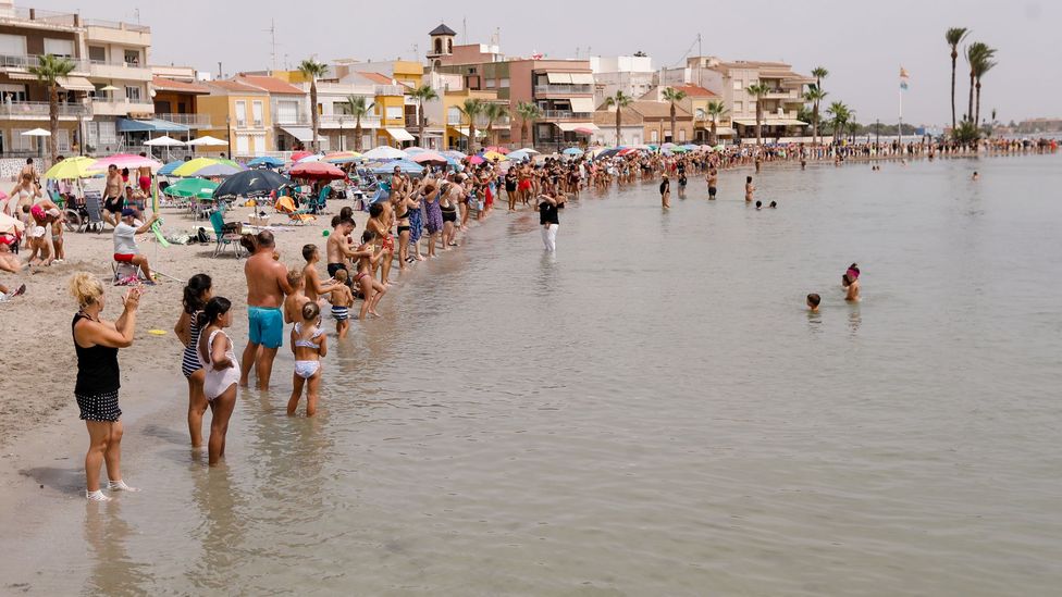 The contamination of Mar Menor has led to widespread protests across Spain (Credit: Getty Images)