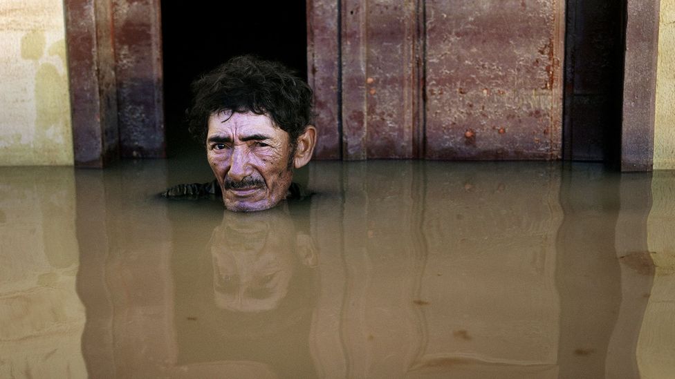 João Pereira de Araújo, Brazil, March 2015, from Drowning World (Credit: Gideon Mendel)