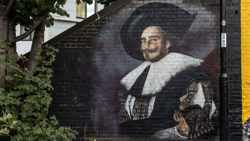 A Laughing Cavalier mural in Lewisham, London, by Lionel Stanhope (Credit: Alamy)