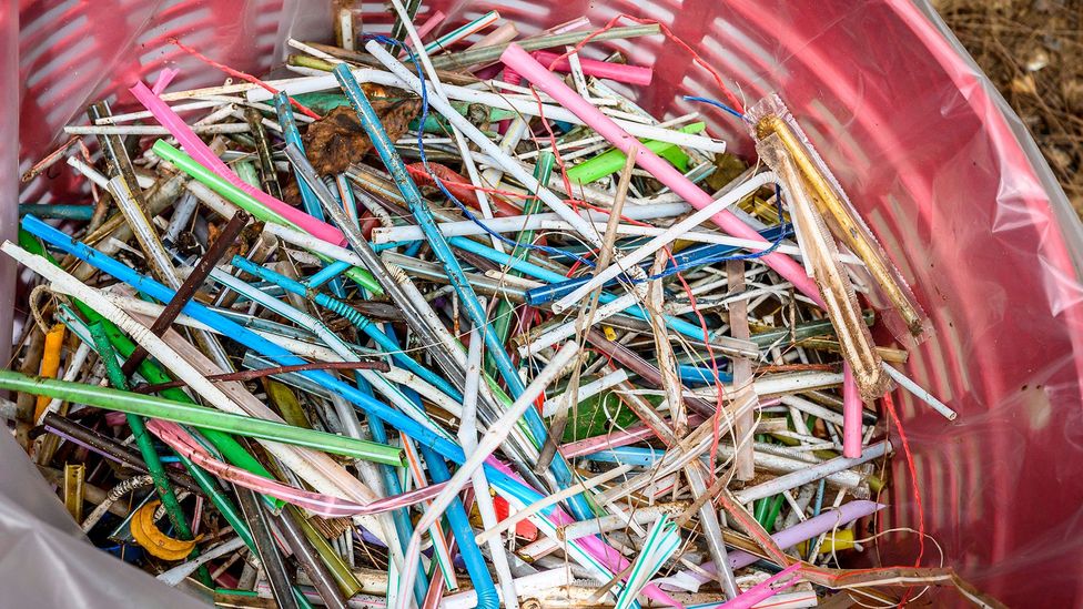Straws are among the most common items of plastic picked up during beach clean-ups (Credit: Getty Images)