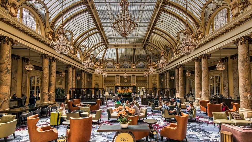 The Palace Hotel's glass skylight is a stop-in-your-tracks stunner (Credit: Stefano Politi Markovina/Alamy)