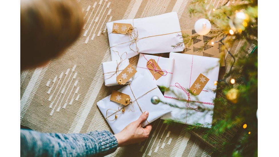 Gift-wrapping needn't be eco-unfriendly – paper and fabric remnants can be used to create festive-looking packages (Credit: Alamy)