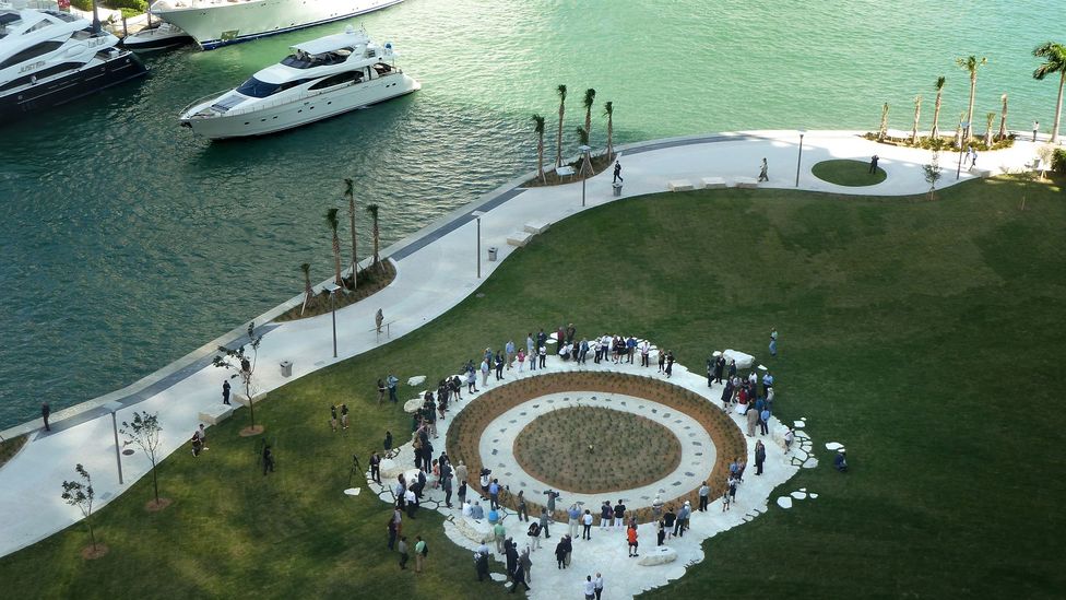 Miami Circle is a 2,700-year-old Indigenous site that has been called "America's Stonehenge" (Credit: AFP/Stringer/Getty Images)