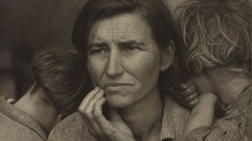 Human Erosion in California (Migrant Mother) by Dorothea Lange