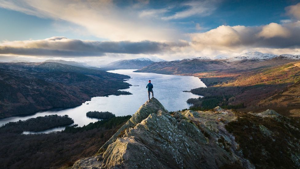 The West Highland Line threads Scotland's Loch Lomond & The Trossachs National Park (Credit: WLDavies/Getty Images)