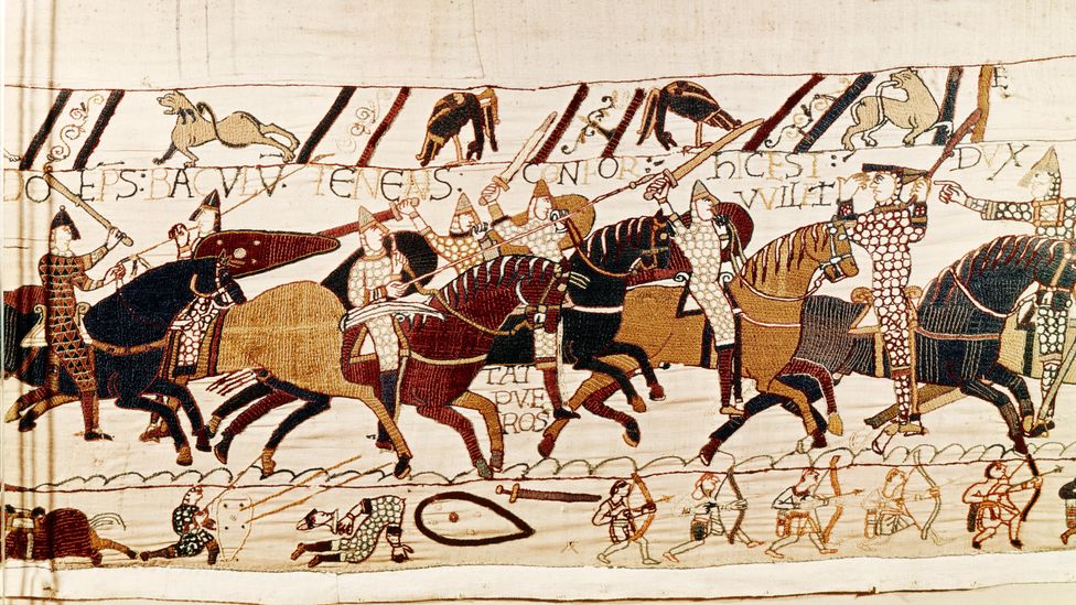 A section of the Bayeux tapestry (Credit: Alamy)