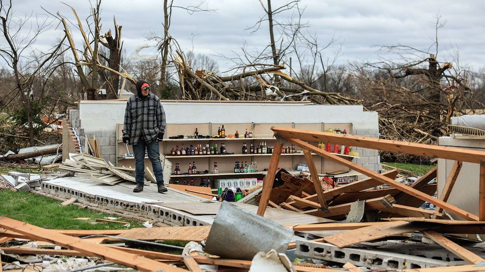 Tornadoes can cause billions of dollars-worth of damage in their wake but are notoriously difficult to forecast (Credit: Getty Images)