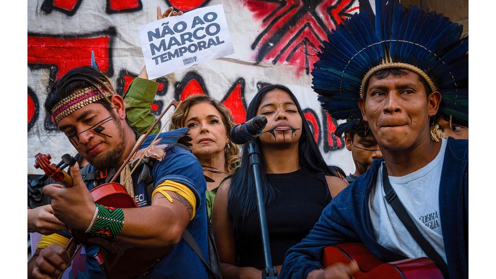 Brazil upheld indigenous communities' rights to their historic lands, in a win for Amazon communities (Credit: Getty Images) Brazil upheld indigenous communities' rights to their historic lands, in a win for Amazon communities (Credit: Getty Images)