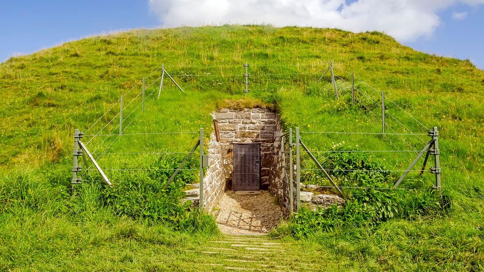 Entrance to Maeshowe chambered cairn