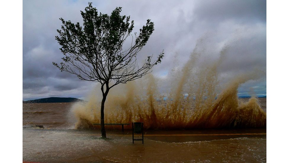 In 2023, cyclones swept away neighbourhoods in southern Brazil, killing dozens (Credit: Getty Images)