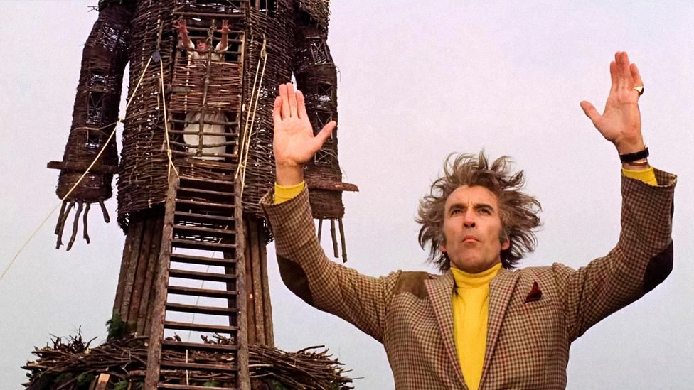 Christopher Lee starred as the antagonist in the film, and saved it from obscurity, calling it 'one of the great cult movies of all time' (Credit: Alamy)