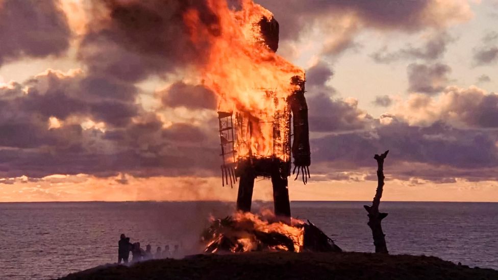 The Wicker Man has inspired festivals, including one in Scotland, and has echoes in Burning Man in the US (Credit: Alamy)