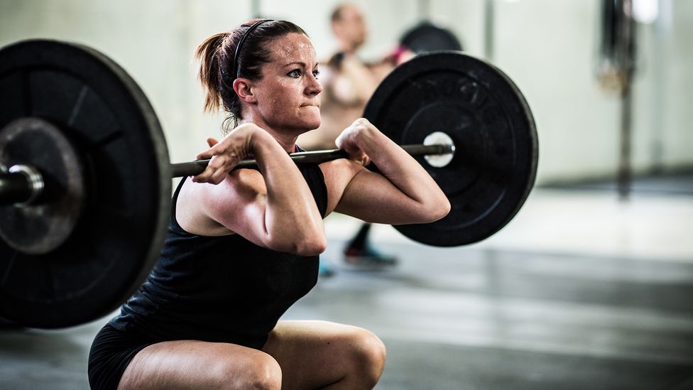 You might find your performance during resistance exercise such as weight lifting will be better in the evening than the morning (Credit: Getty Images) You might find your performance during resistance exercise such as weight lifting will be better in the evening than the morning (Credit: Getty Images)