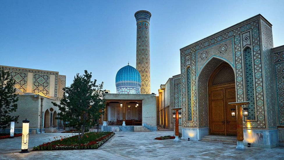 The new Eternal City of Samarkand is meant to replicate the city's ancient roots. (Marina Pissarova/Alamy)