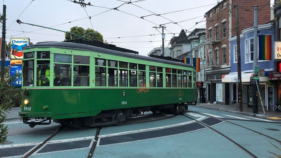 San Francisco's street cars authentically represent international street cars from the late 19th and early 20th Centuries (Credit: Laura Kiniry)
