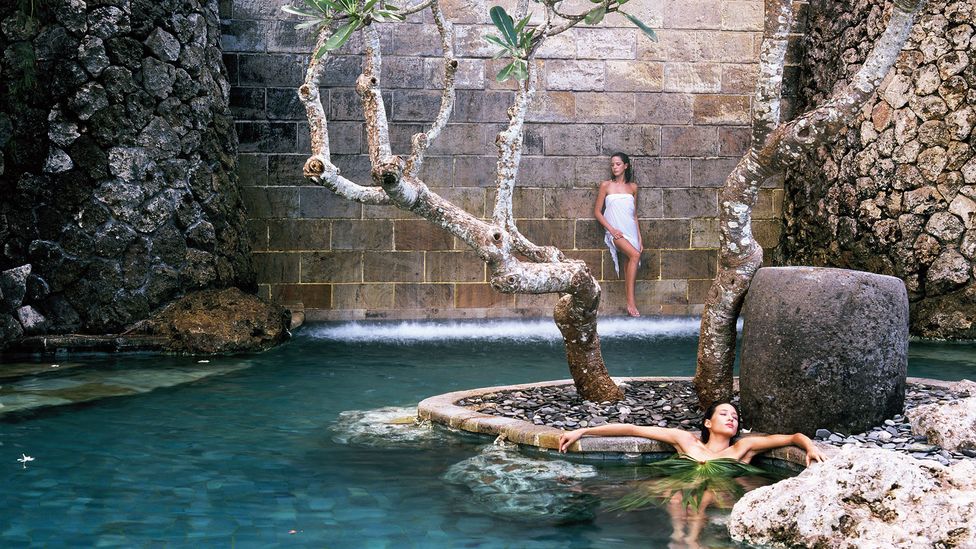 pool at the Four Seasons Resort Bali at Jimbaran Bay