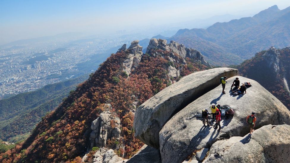 L'ascension du Dobongsan est la randonnée la plus difficile de Séoul (Crédit : Ben McKechnie)