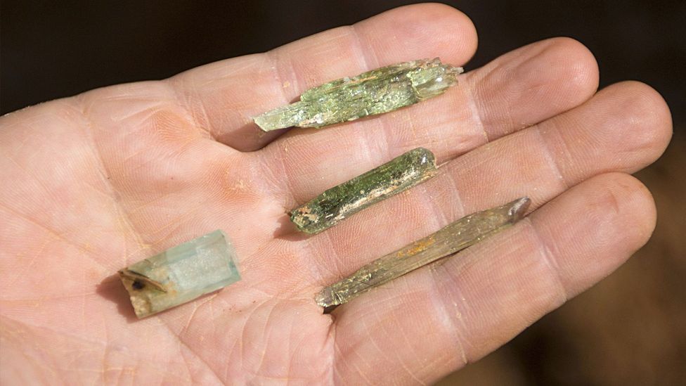 Emeralds from Emerald Hollow, Hiddenite, North Carolina (Credit: Alamy)