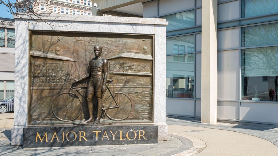 A statue of Taylor now stands outside the Worcester Public Library (Credit: Norman Eggert/Alamy)