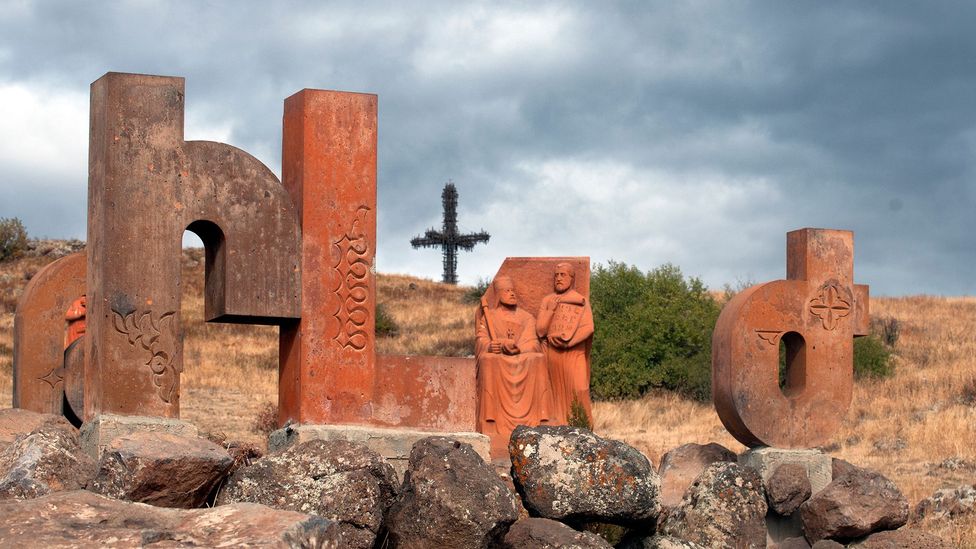 Armenian letters at Alphabet Park
