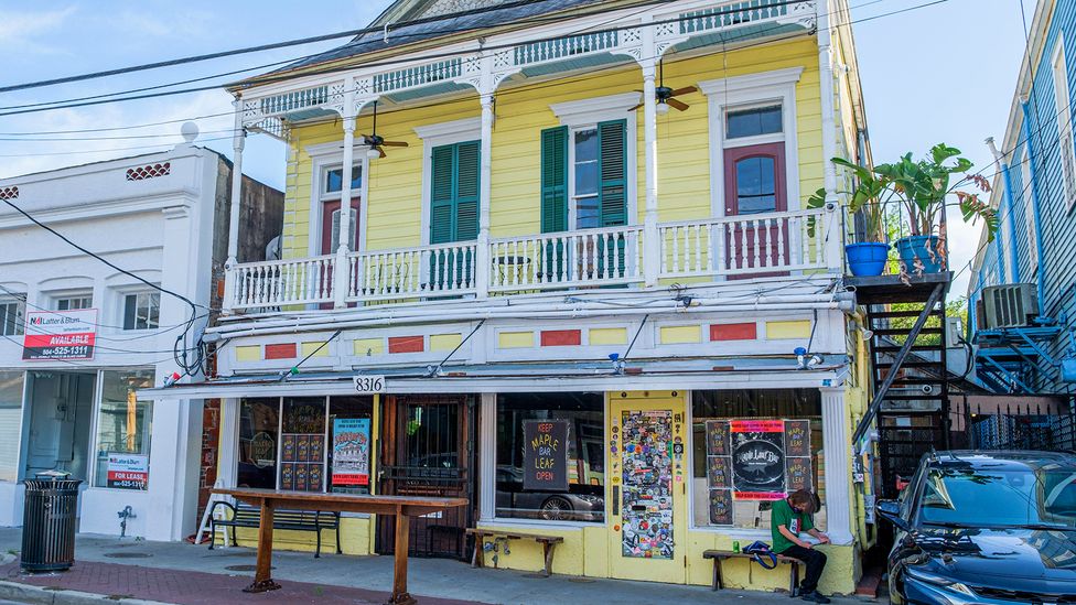 Duhon's pick for dinner and entertainment is the Maple Leaf Bar, which is next door to Jacques-Imo's restaurant serving "real Nawlins" cuisine (Credit: William Morgan/Alamy)