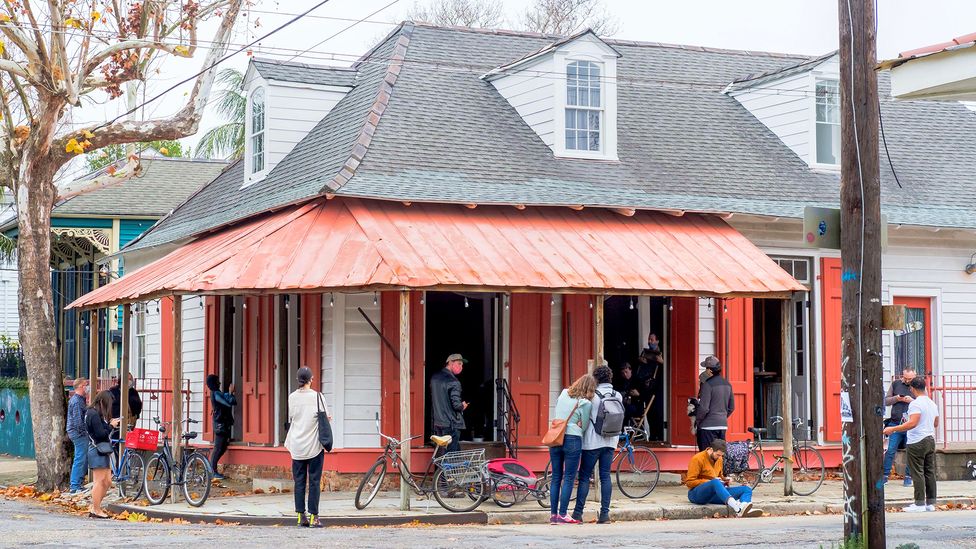 The Tigermen Den is the youngest venue on Duhon's whistlestop tour of NOLA live music venues, but it's no less steeped in local music history (Credit: William Morgan/Alamy)