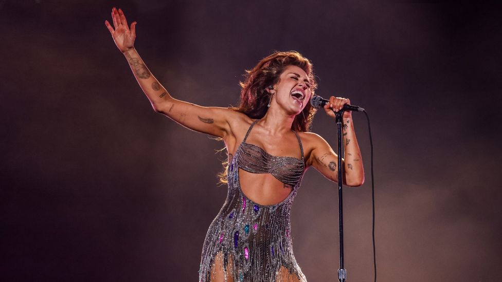 Miley Cyrus at the 2024 Grammys (Credit: Getty)